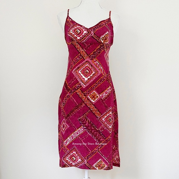 NWT Exceptionally Rare 90s Vintage Silk Slip Dress ASO Monica Geller in Friends - Picture 6 of 12